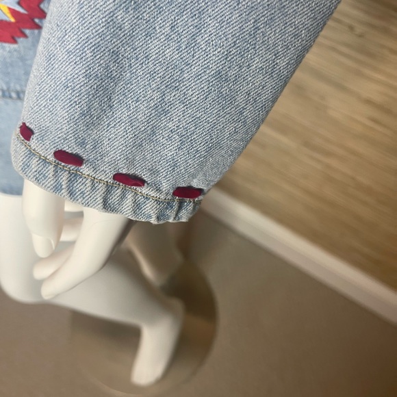 Vintage Aztec denim blazer - Picture 2 of 7